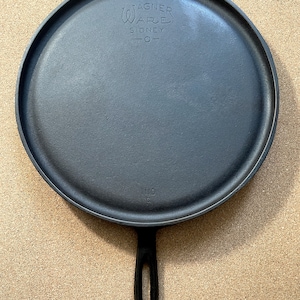 Vintage Wagner Ware Cast Iron 10 Pancake Breakfast Griddle Pan Skillet 1109