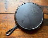 Favorite Piqua 8 Smiley Logo Cast Iron Skillet