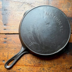 National by Wagner #8 Cast Iron Skillet