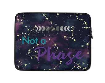 No es una funda para portátil Phase LGBTQ+ fase lunar espacial lunar