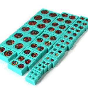 3-35mm Double Flare Gauge Molds For Resin Casting - Decoden DIY Molds For Resin, Candy Molds, Food, or Soap - Gauge Mold Bundle GLV
