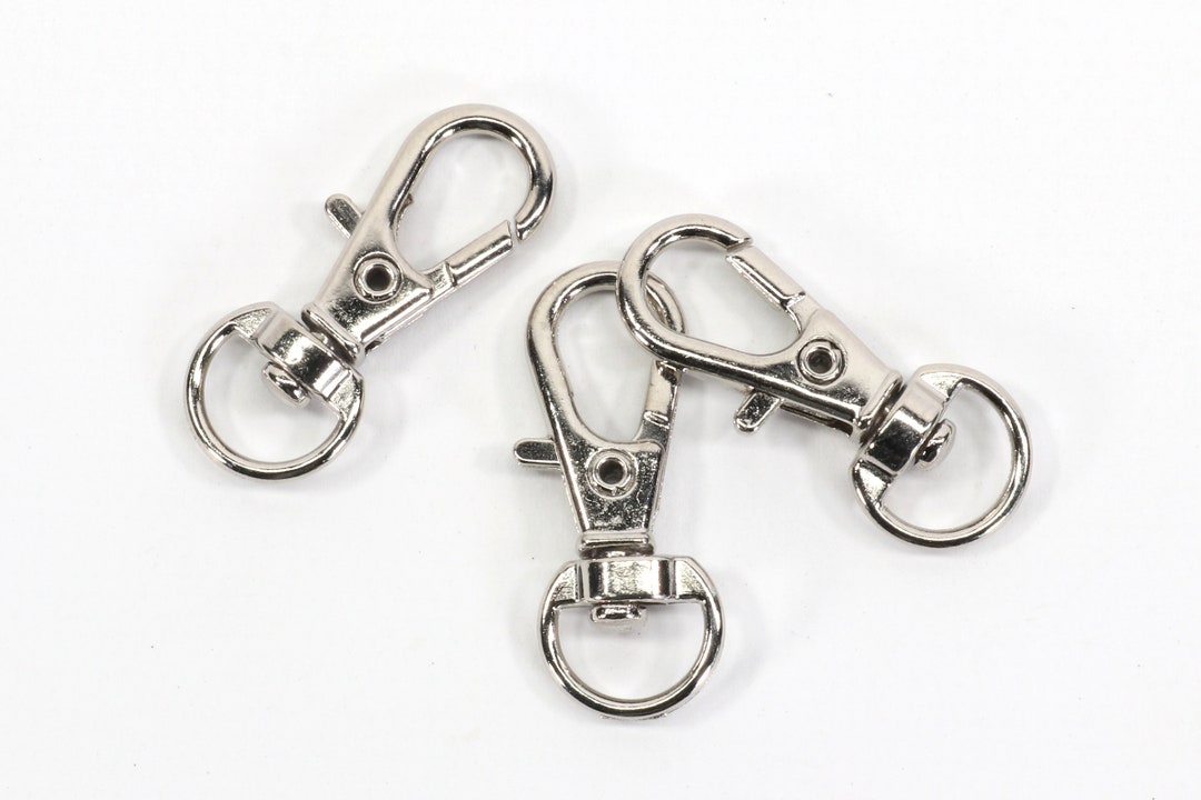 Lobster Claw Keychain Clasps Stainless Steel Coated Hypoallergenic
