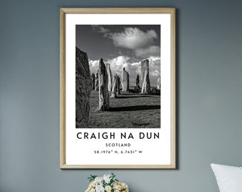 Plakat Craigh Na Dun, natychmiastowe pobieranie Craigh Na Dun Print, Craigh Na Dun Outlander Wall Art, Craigh Na Dun Stone Circle Lokalizacje Outlander