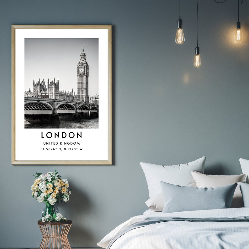 Instant Download London Wall Art Minimalist Printable Wall Etsy UK