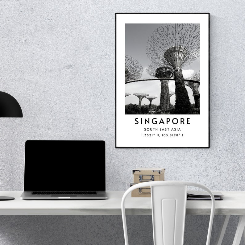 Singapore Wall Art Minimalist Printable Wall Art Singapore Etsy Singapore