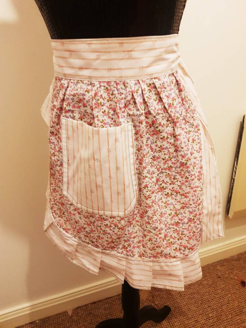 Vintage style half apron Pinny