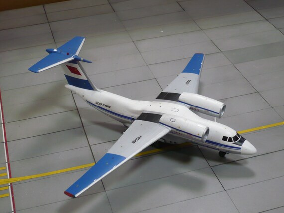 Model of An-72 1-200 Scale. Variable Livery. Perfect Gift