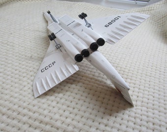 Tu-144 CCCP-68001 Model Airplane: 1/100 Scale - Etsy