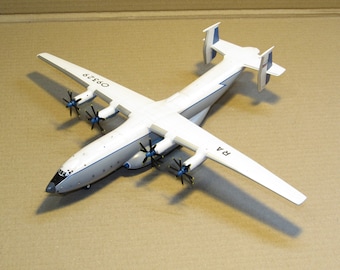 Modelo Antonov An-22 "Antei": Avión de madera a escala 1/200, para construir desde cero