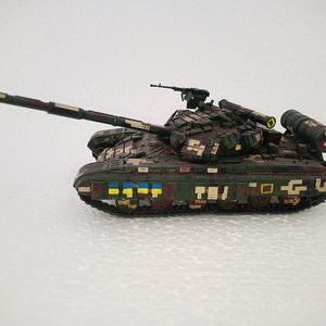 1/35 T-64BV Tank Model | Handmade & Painted | Custom Order