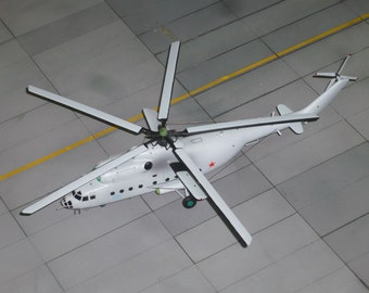 Maqueta del Mil Mi-6 (nombre oficial de la OTAN: Hook) a escala 1/200. Una excelente adición para tu colección.