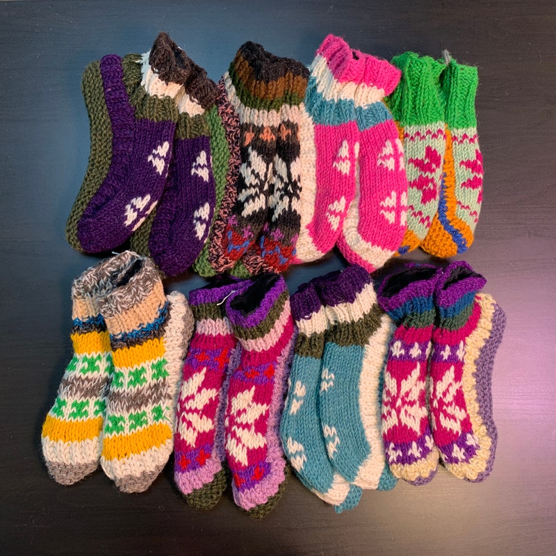 Mens Knit Slippers Etsy