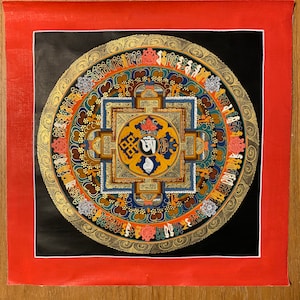 Om Thangka Handpainted from Nepal