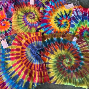 Medium Short Sleeve Tie Dye 100% Cotton T-Shirt- One of a kind