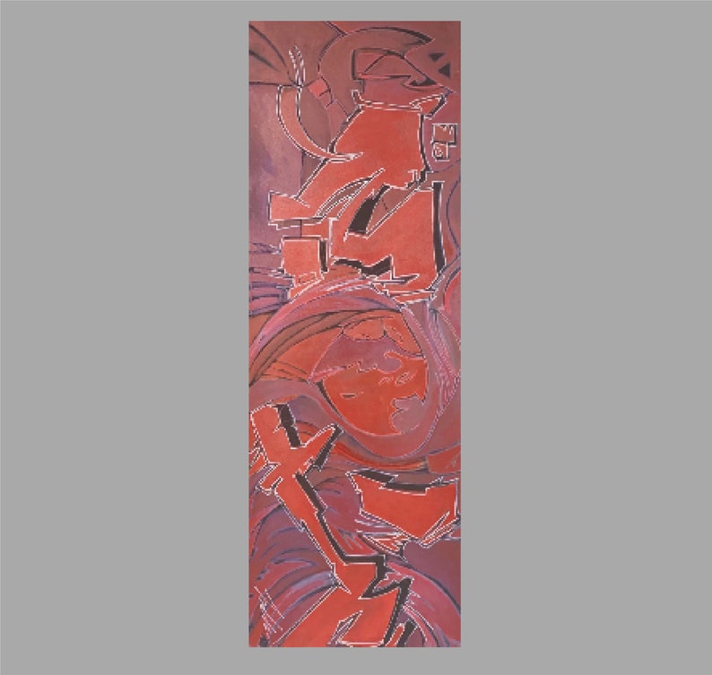 Thieves is an original abstract painting by Alias Kane modern contemporary art urban street