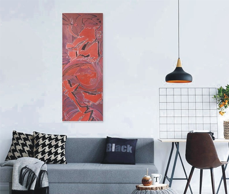 Thieves is an original abstract painting by Alias Kane modern contemporary art urban street
