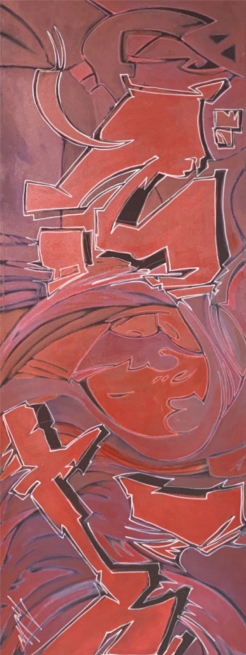 Thieves is an original abstract painting by Alias Kane modern contemporary art urban street