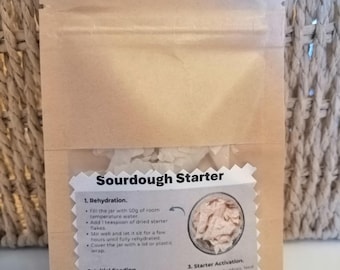 Perfect for beginners! Dehydrated sourdough starter - a wonderful gift for the bakers in your life