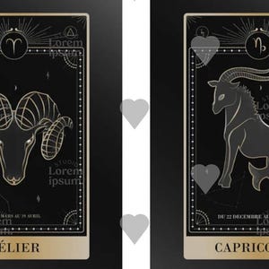 Print ZODIAC CAPRICORN / Astrology Signs / Zodiac wall art / Zodiac illustration / Astrology poster / Art Print