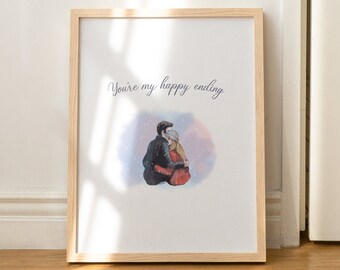 Digital Download Once Upon a Time Inspired Storybrooke Wall Art (Not a Hard Copy)