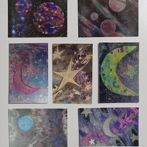 Celestial Art Card Set of 7