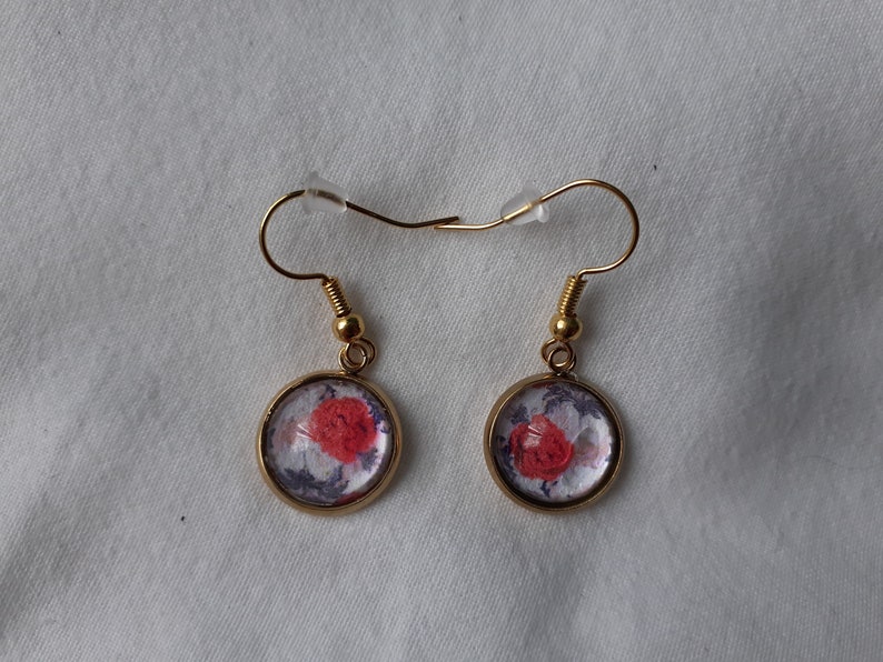 Cabochons earrings | Etsy