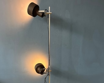 Lámpara de pie Anvia marrón de mediados de siglo