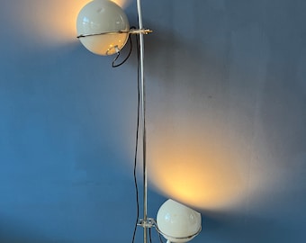 70s Mid Century Beige GEPO Eyeball Floor Lamp