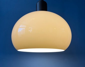 Vintage Beige Mushroom Acrylic Glass Pendant Lamp