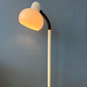 White Mid Century Space Age Mushroom Floor Lamp by Hala Zeist