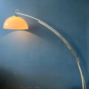 Vintage Space Age Arc Floor Lamp in Style of Guzzini