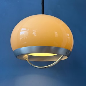 Vintage Dijkstra Space Age Mushroom Pendant Lamp Guzzini Style