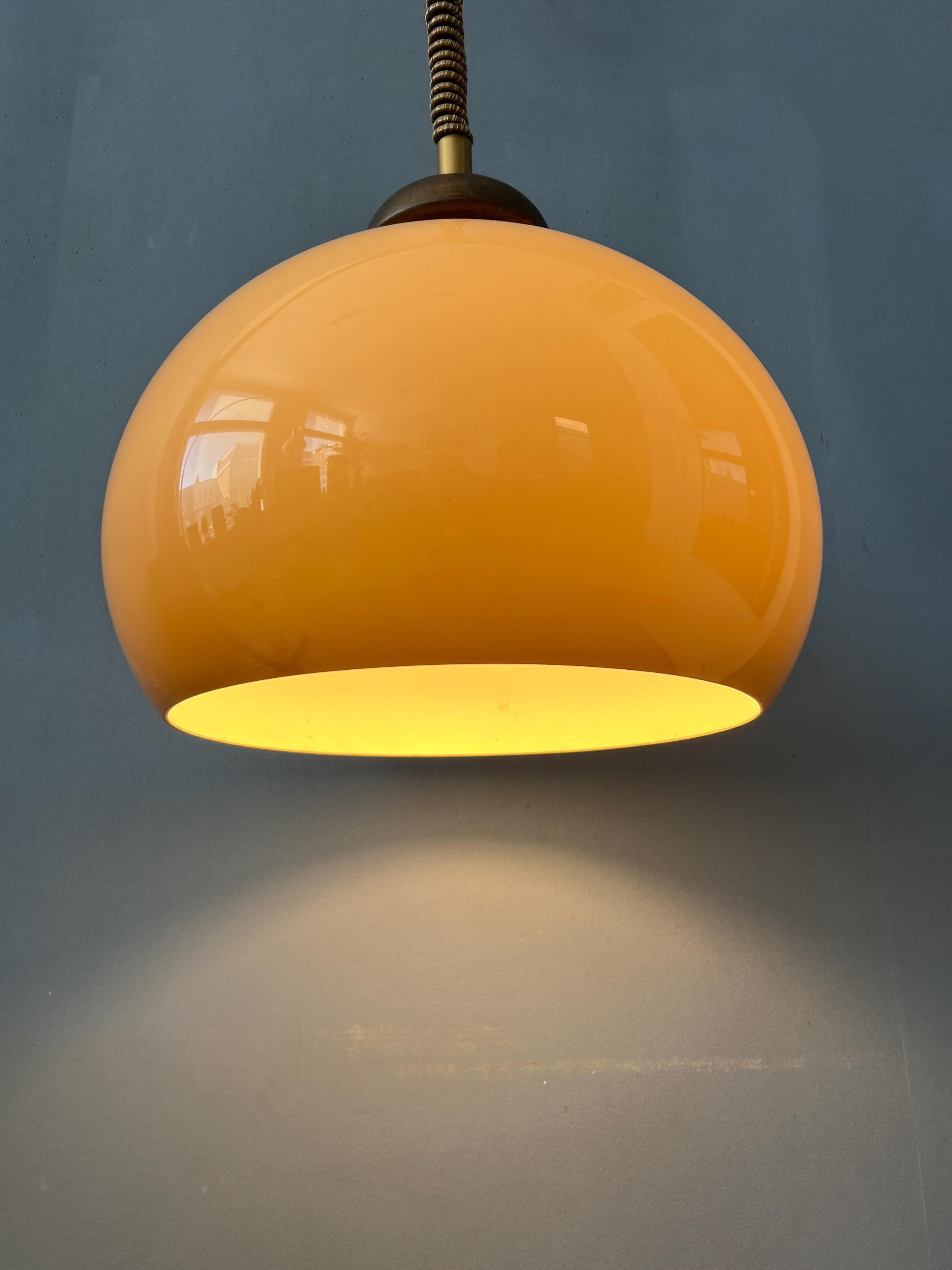 Vintage Space Age Mushroom Pendant Lamp - Etsy