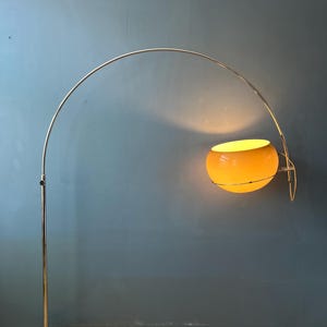 Mid Century Space Age Mushroom Arc Floor Lamp by GEPO