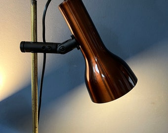 ミッドセンチュリー フロアランプ ボルドーレッドスポット / スペース