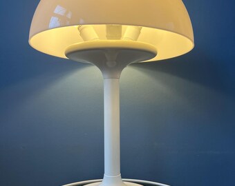 Vintage White Dijkstra Space Age Mushroom Table Lamp - Etsy Israel