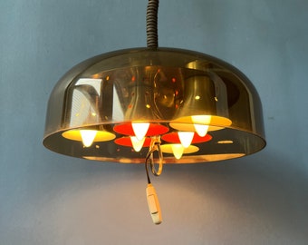 Herda Space Age Pendant Light / 70s Vintage Lighting / Mid Century Lamp
