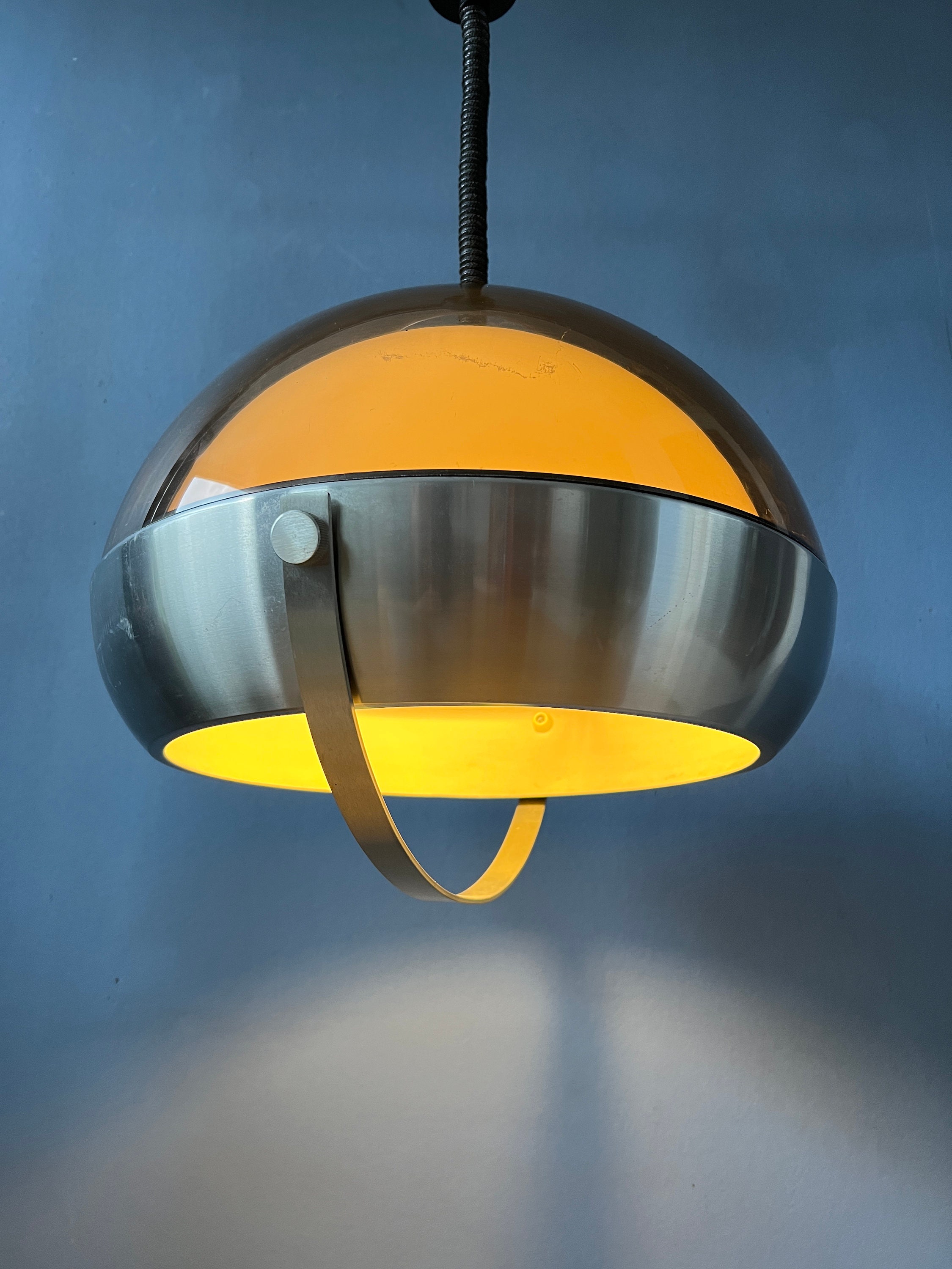 Mid Century Lakro Pendant Lamp: Space Age Acrylic Glass Light - Etsy