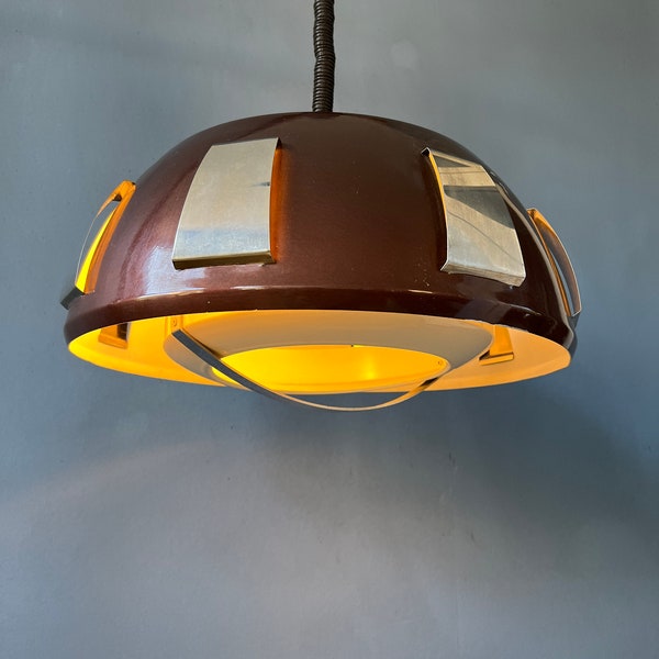 Vintage Lakro Amstelveen Pendant Light - Space Age Hanging Lamp