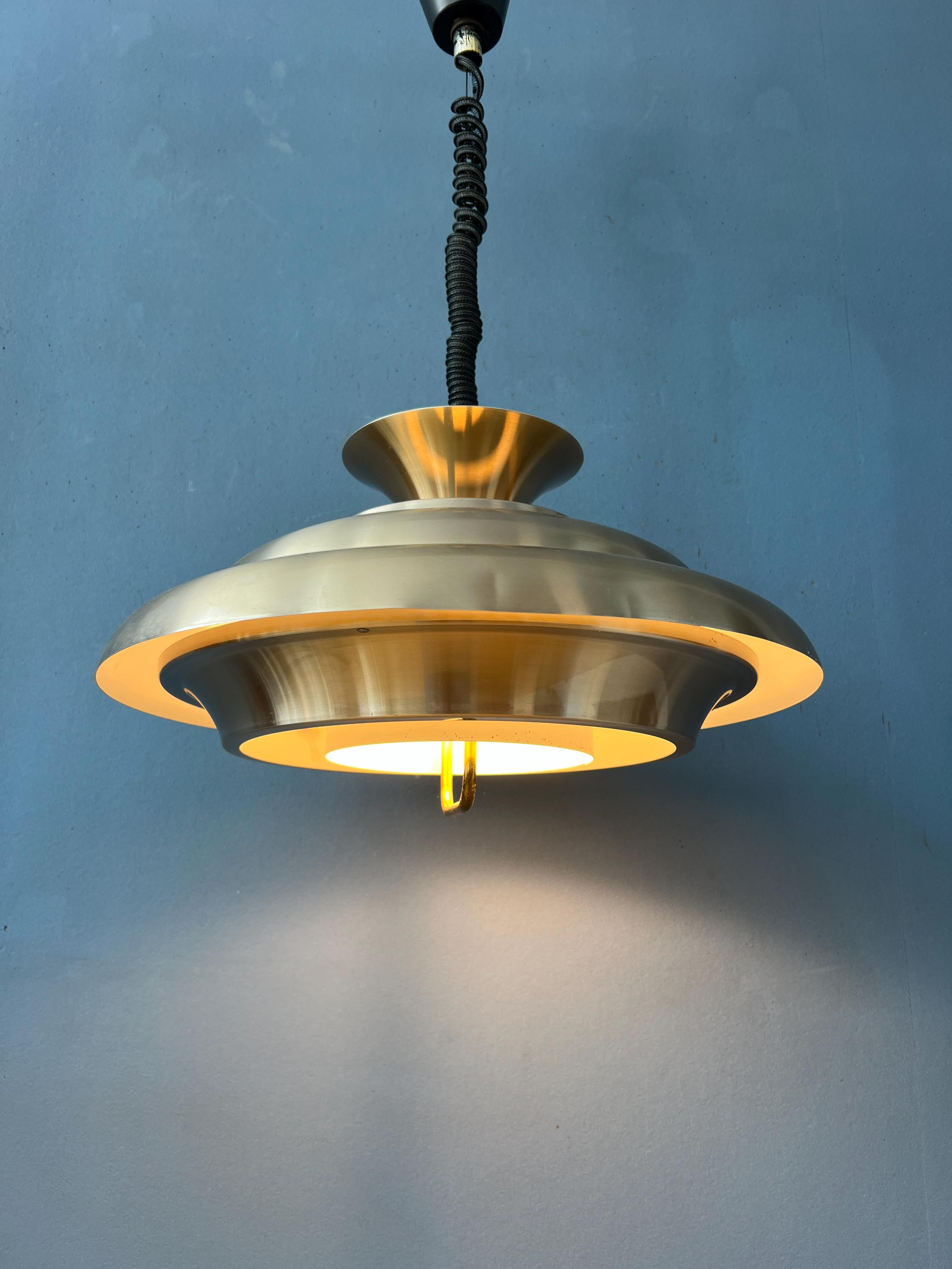 Vintage Mid Century Dijkstra UFO Hanging Lamp - Etsy