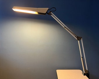 Vintage Büro Tischlampe mit Klemmmechanismus