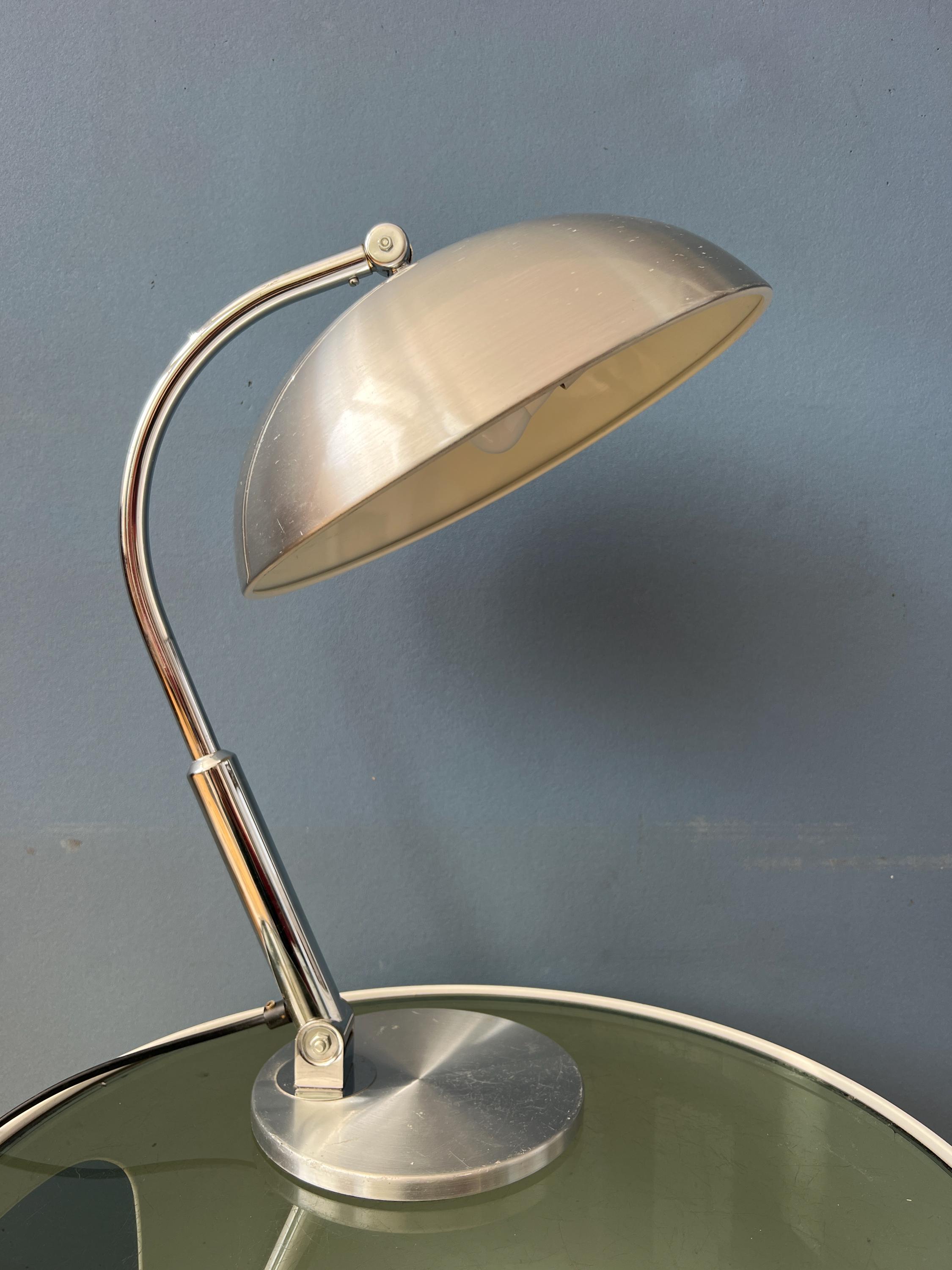 Silver Bauhaus Table Lamp: Hala 144 by Herman Busquet - Etsy