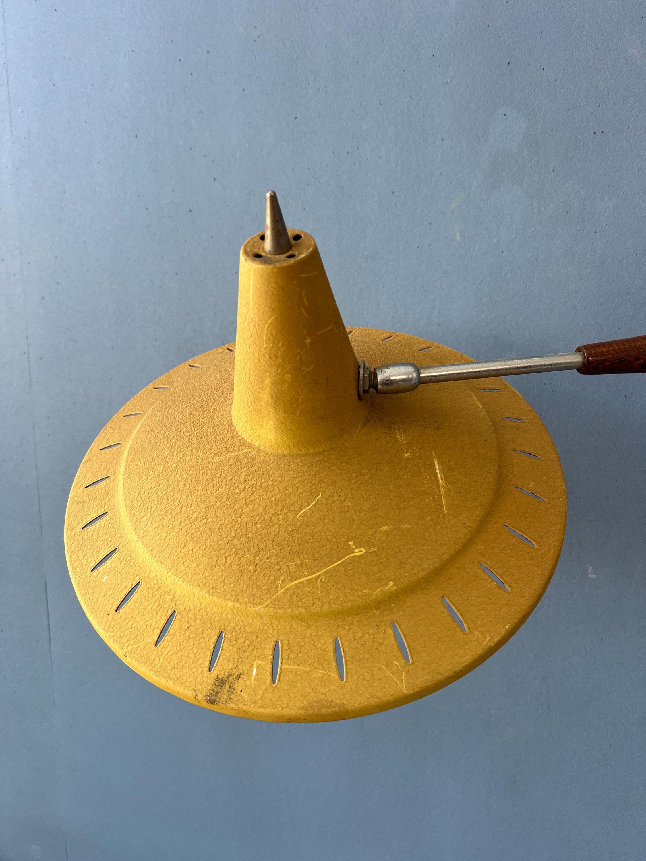 Vintage Swing Arm Van Doorn Wall Lamp in Style of Rietveld's