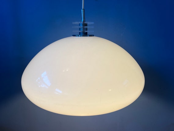 Mushroom Pendant Lamp White Space Age Light Fixture Etsy Australia