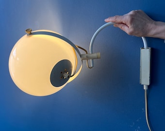 Vintage Space Age Anvia Mushroom Arc Wall Lamp