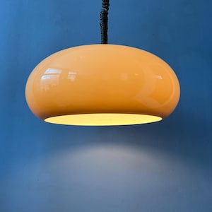 Space Age UFO Mushroom Plexiglass Suspension Pendant Lamp