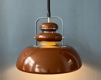 Anvia Mid Century Space Age Brown Pendant Lamp