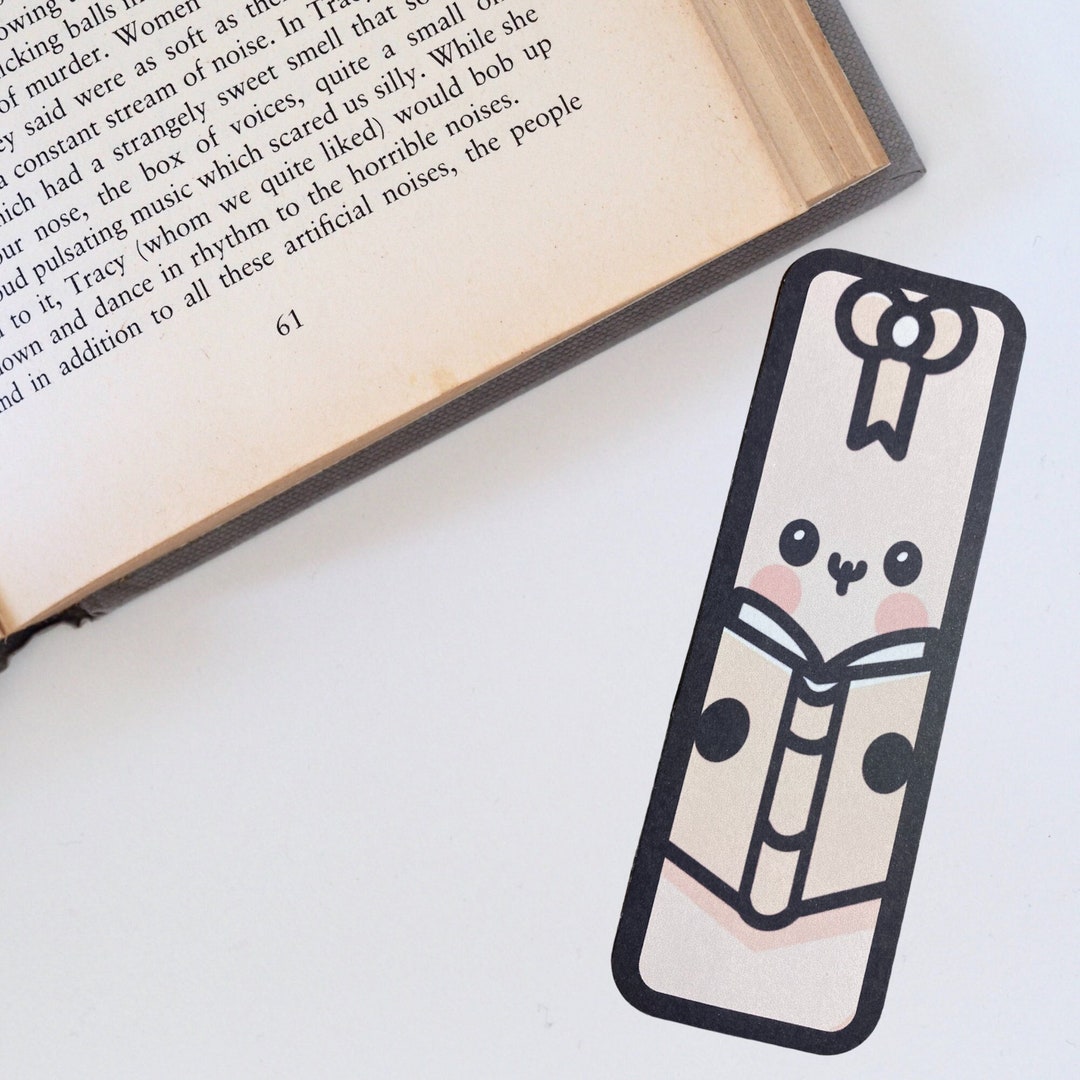 One Sided Bookmark Cute Style Stocking Stuffer Gift for Book Lovers