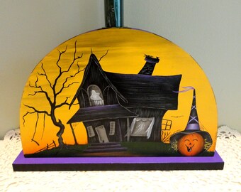 Haunted House Candleholder