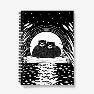 Beaver Notebook, Moominesque, &#39;Beavers in the Moonlight&#39;, Rewilding, European Beaver, Cornwall, British Wildlife, Keystone Species